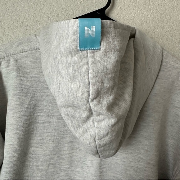 NIKE x VINTAGE 90s‎ Hoodie XL gray blue check - Picture 4 of 8